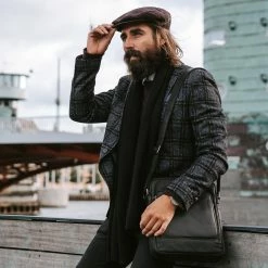 Lucleon Portefeuille en cuir noir ergonomique 9 Lucleon Portefeuille en cuir noir ergonomique -Portefeuilles Soldes square 1 119